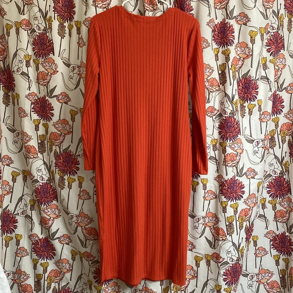 G by Giuliana Orange Sweater Dress - Picture 4 of 4